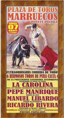 CARTEL PARA EL 7 DE ABRIL EN MARRUECOS